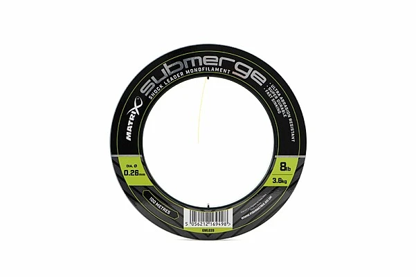 Matrix Submerge Shock Leader - 100m 0.26mm/8lb/3.6kg