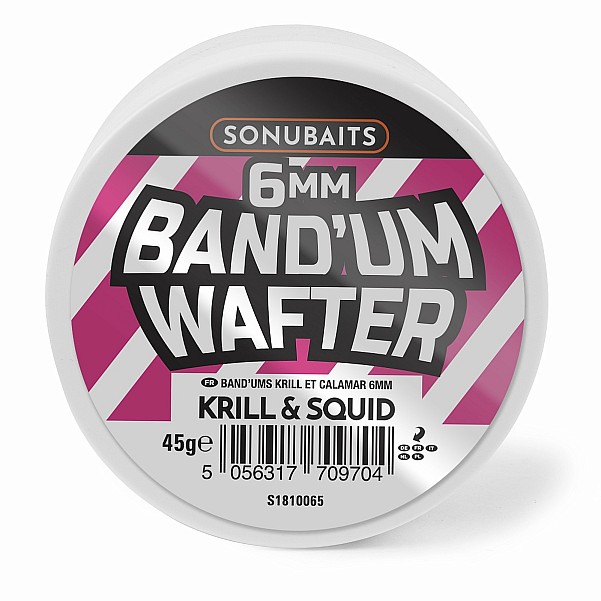 Sonubaits Bandum Wafters - Krill & Squidrozmiar 6mm - MPN: S1810065 - EAN: 5056317709704