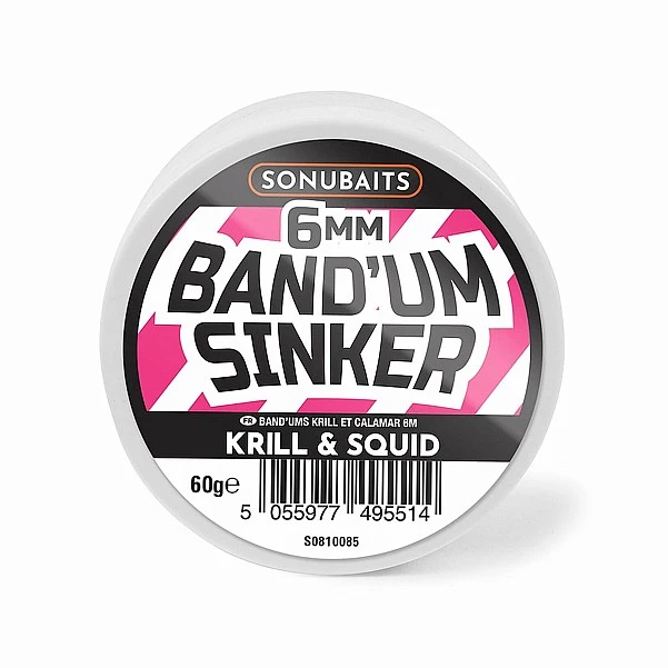 Sonubaits Band'um Sinker - Krill & Squid 6mm