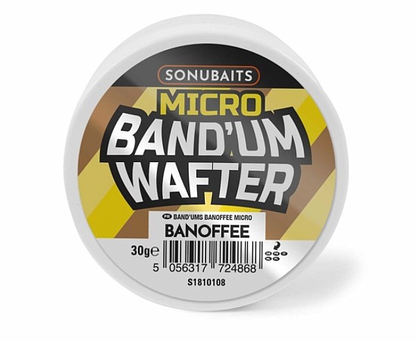 Sonubaits Micro Bandum Wafters - Banoffeerozmiar Micro (4.5mm) - MPN: S1810108 - EAN: 5056317724868