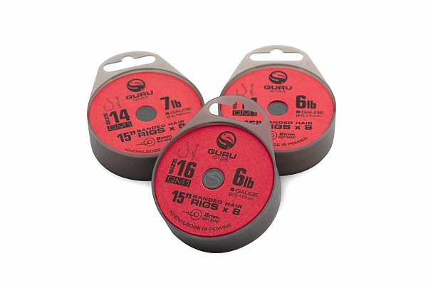 GURU QM1 Bait Bands Ready Rigs - 38cm 16 / 0.17mm / 15in (38cm) GURU QM1 Bait Bands Ready Rigs - 38cm 16 / 0.17mm / 15in (38cm)