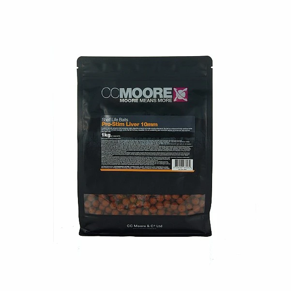 CcMoore Pro-Stim Liver Boilies - 1kg 10mm/1kg