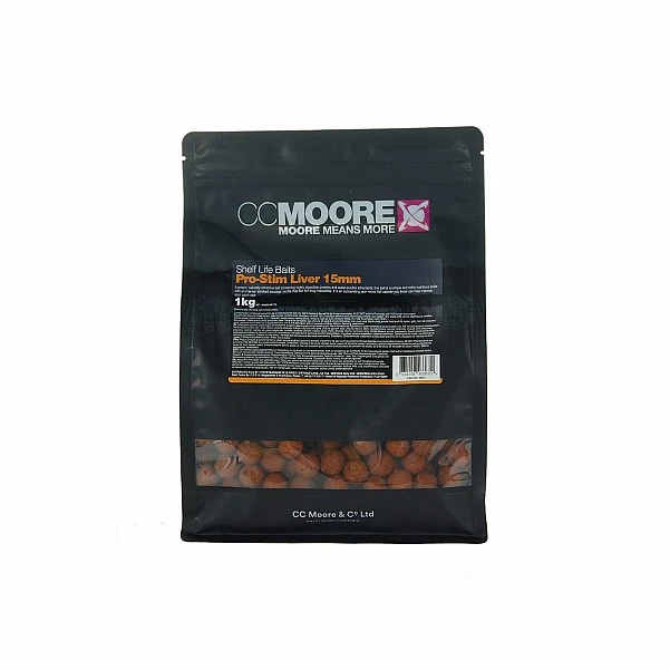 CcMoore Pro-Stim Liver Boilies - 1kg 15mm/1kg