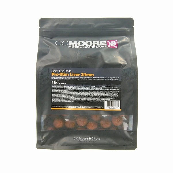 CcMoore Pro-Stim Liver Boilies - 1kg 24mm/1kg
