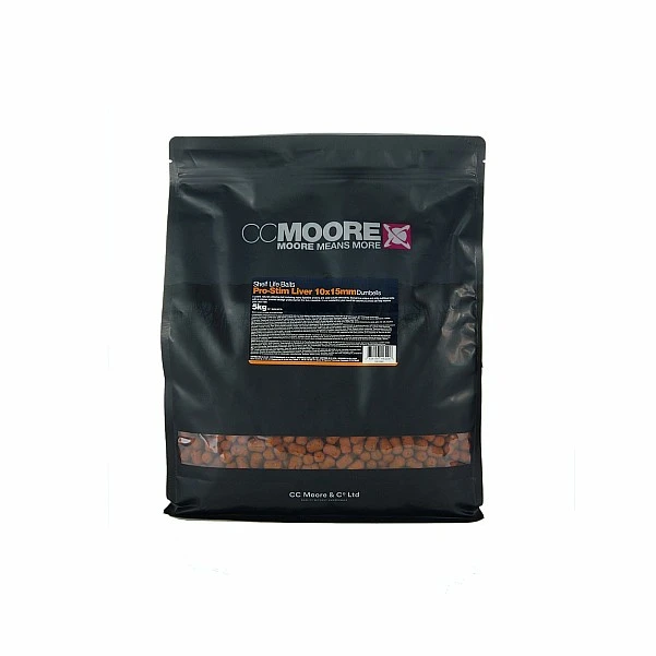 CCMoore Pro-Stim Liver Dumbells - 5kg  10x15mm/5kg