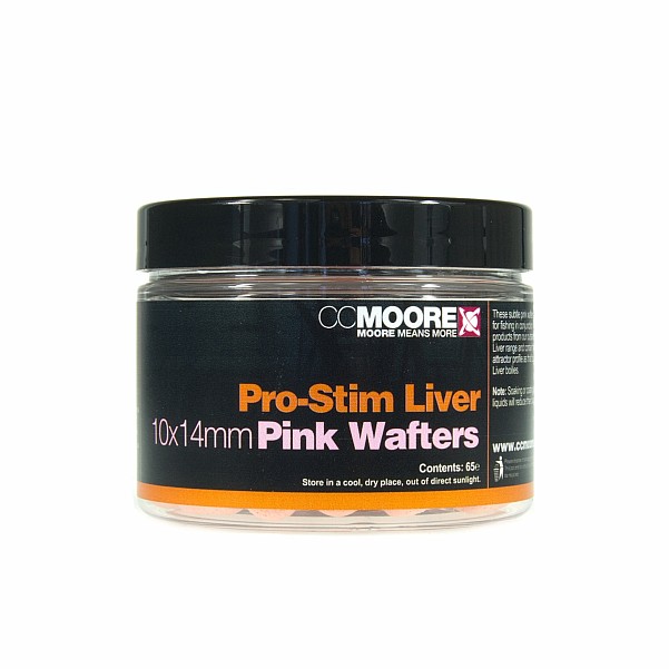 CCMoore Pro-Stim Liver Dumbell Wafters - Pinkméret 10x14mm - MPN: 98102 - EAN: 634158438486