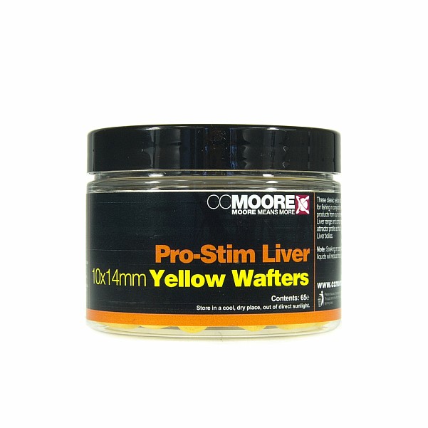 CCMoore Pro-Stim Liver Dumbell Wafters - Yellowsize 10x14mm - MPN: 98104 - EAN: 634158438509