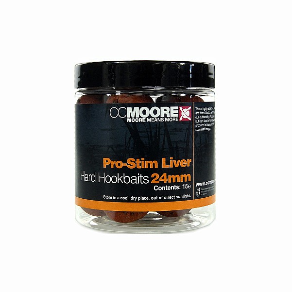 CCMoore Pro-Stim Liver Hard Hookbaits розмір 24mm - MPN: 90609 - EAN: 634158437564