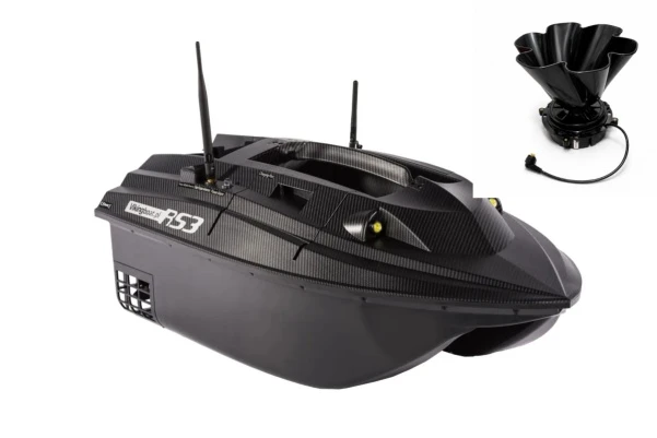 Viking Boat RS3 Carbon - (Echosonda All in One su pultu + Masalų barstytuvas) Carbon