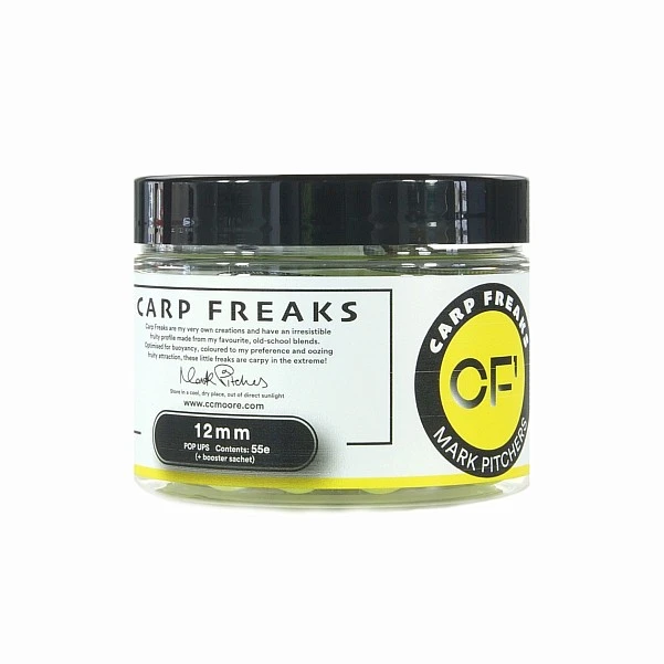 CcMoore Carp Freaks Pop Ups - Yellow 12mm