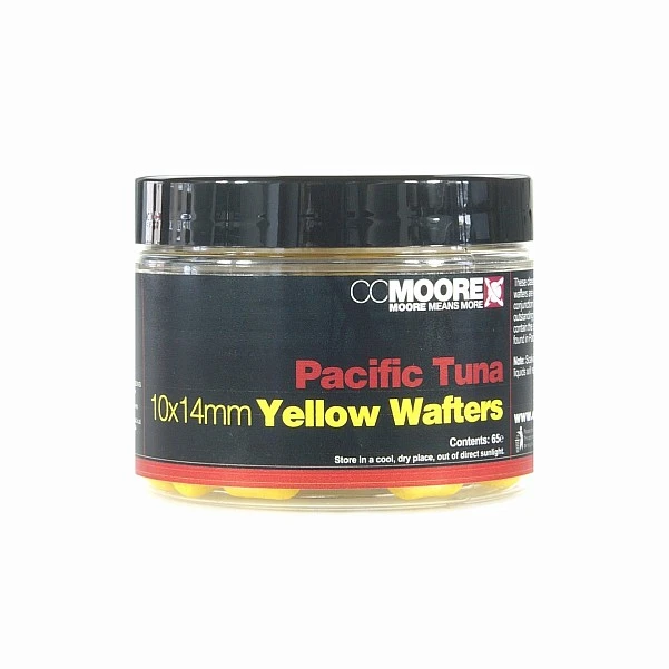 CCMoore Pacific Tuna Dumbell Wafters - Yellow 10x14mm