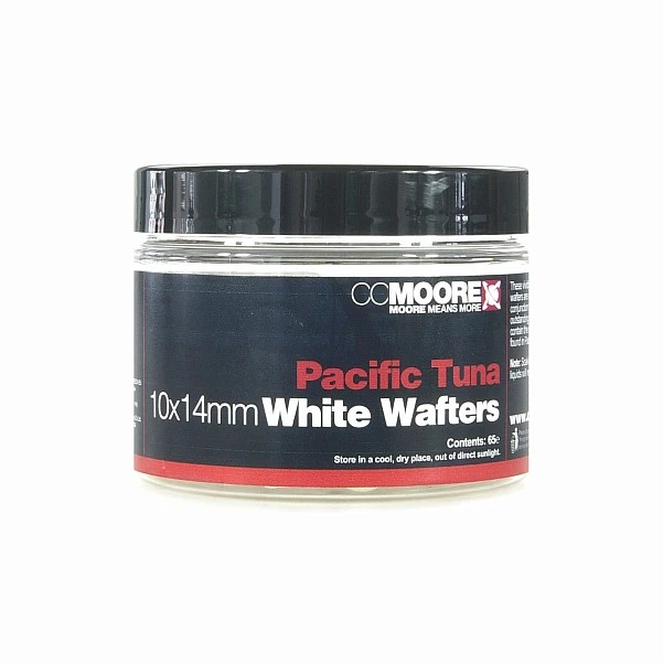 CCMoore Pacific Tuna Dumbell Wafters - White 10x14mm