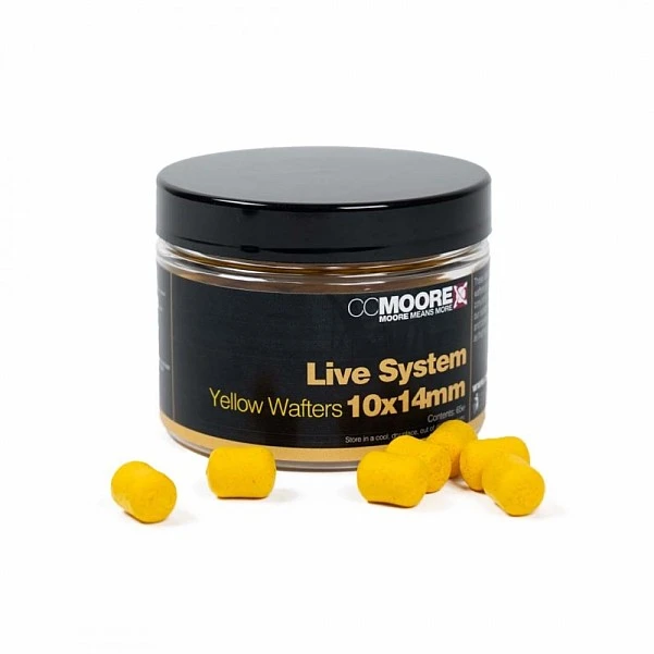 CCMoore Live System Dumbell Wafters - Yellow 10x14mm