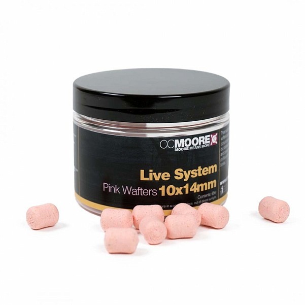 CCMoore Live System Dumbell Wafters - Pinkméret 10x14mm - MPN: 90468 - EAN: 634158437618