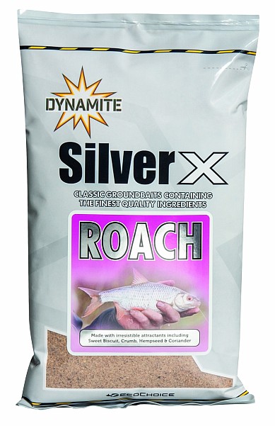 DynamiteBaits Silver X Roach Groundbaitemballage 900g - MPN: SX505 - EAN: 5031745105557