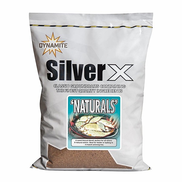 DynamiteBaits Silver X Naturals Groundbaitcsomagolás 1.8kg - MPN: SX533 - EAN: 5031745226986