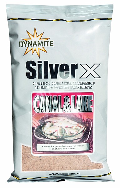 DynamiteBaits Silver X Canal & Lake Groundbaitcsomagolás 900g - MPN: SX500 - EAN: 5031745105472