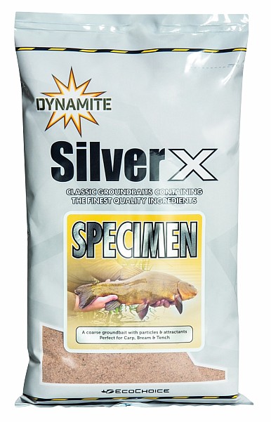DynamiteBaits Silver X Specimen Groundbait csomagolás 900g - MPN: SX525 - EAN: 5031745105694