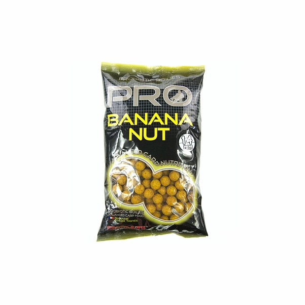 Starbaits Probiotic Banana Nut Boiliessize 14 mm /0,8kg - MPN: 64067 - EAN: 3297830640675