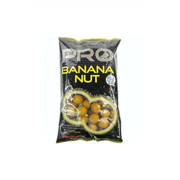 Starbaits Probiotic Banana Nut Boiliesméret 24 mm / 0,8kg - MPN: 64069 - EAN: 3297830640699