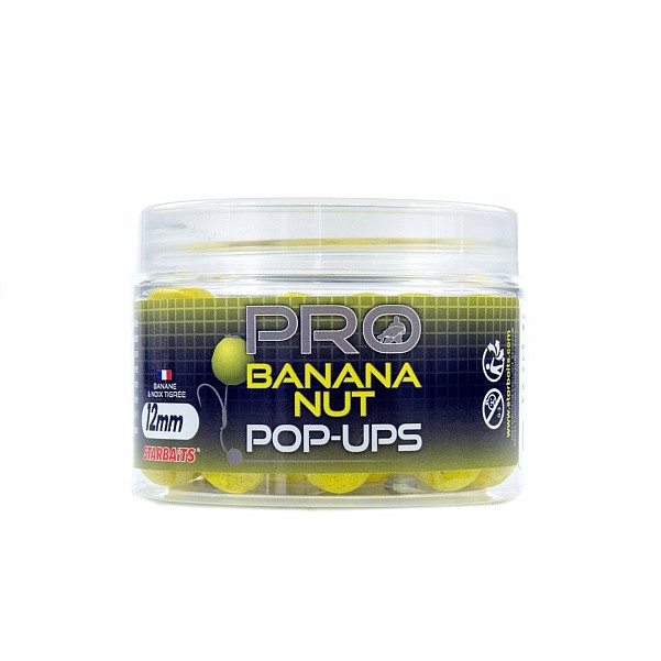 Starbaits Probiotic Banana Nut Pop-Upméret 12mm/50g - MPN: 84387 - EAN: 3297830843878