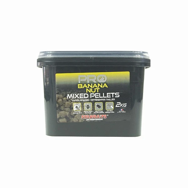 Starbaits Probiotic Banana Nut Mixed Pellets  2kg