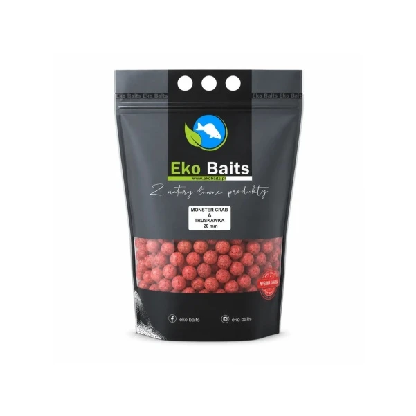 Eko Baits Economy Boilies - Monster Crab Полуниця 20mm / 3.5kg
