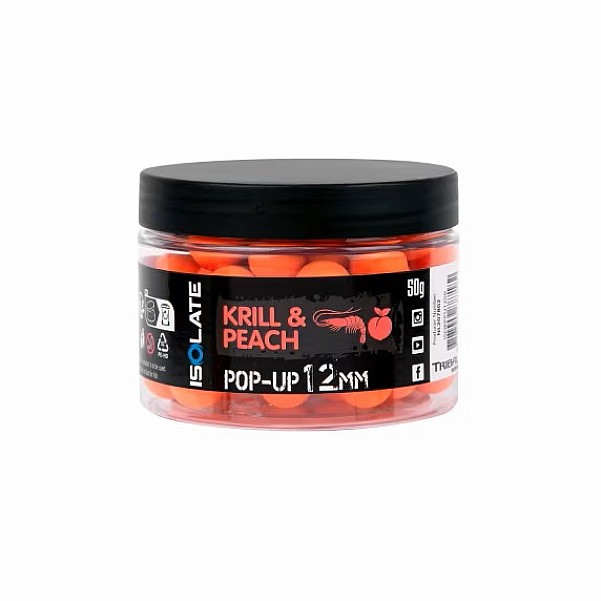 Shimano Tribal Isolate Pop-Up - Krill Peach méret 12mm / 50g - MPN: ISOKPPU1250