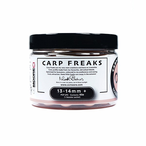 CcMoore Carp Freaks Pop Ups - Pink - GALIOJIMO LAIKAS TRUMPASdydis 13/14 mm - EAN: 200000083182