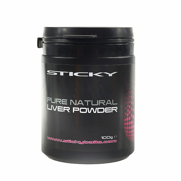 StickyBaits Pure - Natural Liver Powder - KRÁTKÁ DOBA TRVANLIVOSTIobal 100g - EAN: 200000083236