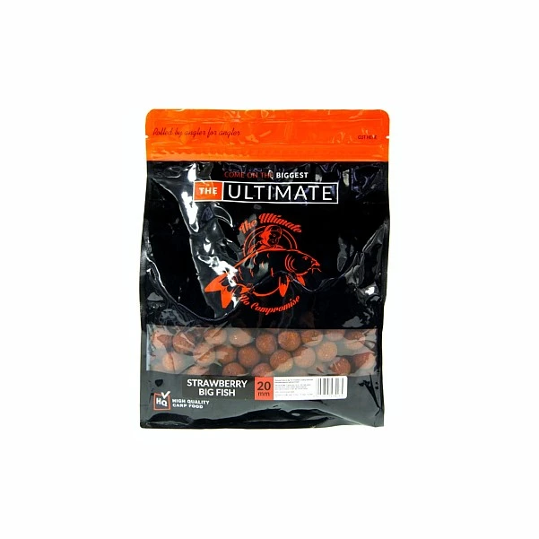 UltimateProducts Top Range Boilies - Strawberry Big Fish 20 mm / 1 kg
