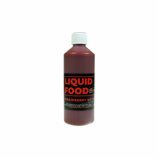 UltimateProducts Top Range Liquid Food - Strawberry Big Fishpakavimas 500ml - EAN: 5903855434301