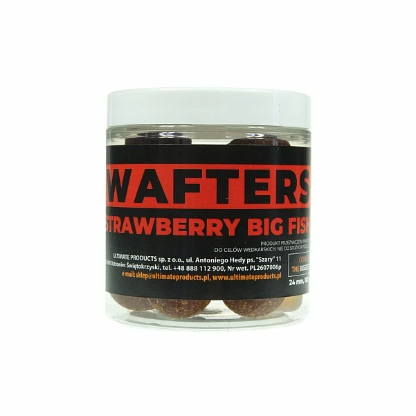 UltimateProducts Top Range Wafters - Strawberry Big Fish 24 мм