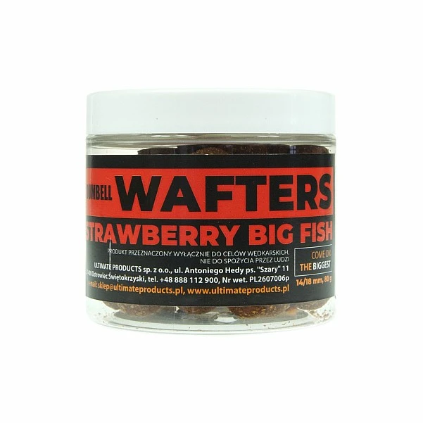 UltimateProducts Top Range Wafters - Strawberry Big Fish дамбел 14/18мм