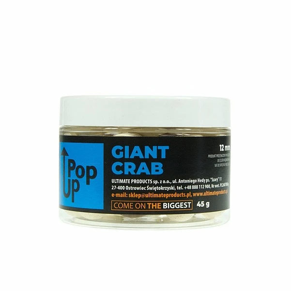 UltimateProducts Top Range Pop-Ups - Giant Crab 12 мм