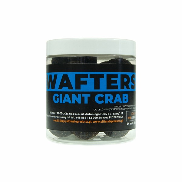 UltimateProducts Top Range Wafters - Giant CrabGröße 24 mm - EAN: 5903855434233
