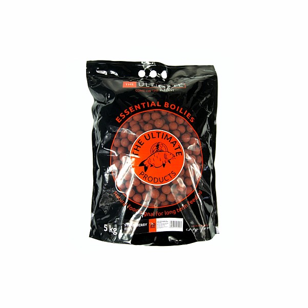 UltimateProducts Essential Boilies - Strawberry Fishtaille 20mm / 5kg - EAN: 5903855434561