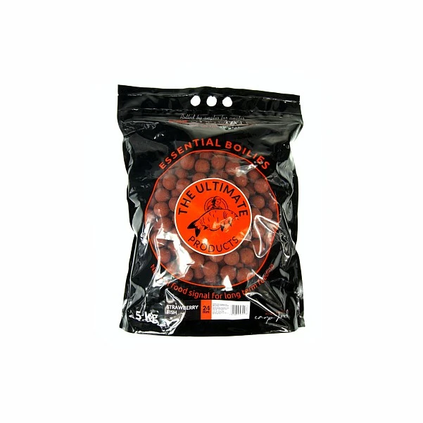 UltimateProducts Essential Boilies - Strawberry Fish 24mm / 5kg