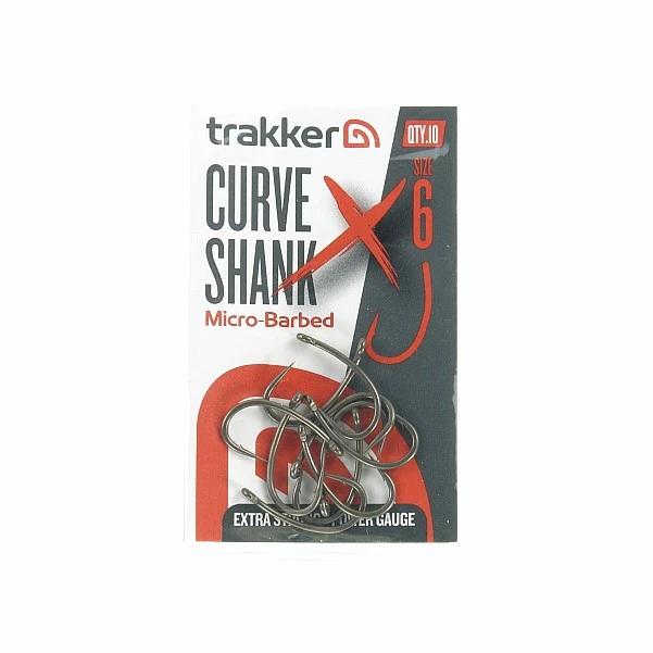 Trakker Curve Shank XS Hooks Micro Barbed 6