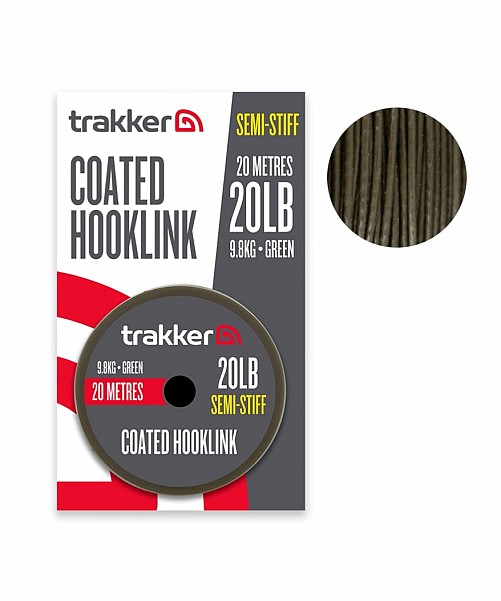 Trakker Semi Stiff Coated Hooklink model 15lb (6.8kg) / 20m - MPN: 227408 - EAN: 5056618303472