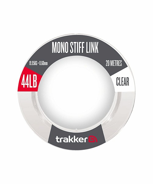 Trakker Mono Stiff Link - Clearmodelis 44lb (19.95kg) / 0.6mm/ 20m / clear - MPN: 227460 - EAN: 5056618303632