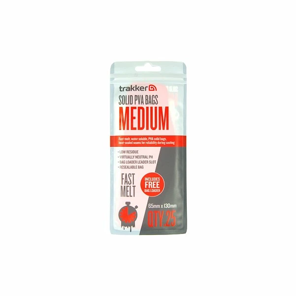 Trakker Solid PVA Bags - Medium 65x130mm (Medium)