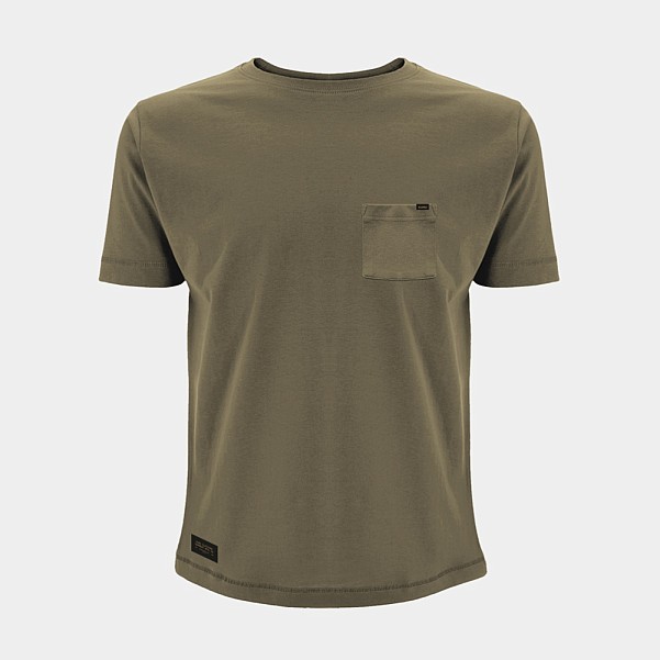 KUMU Heavyweight Pocket Ash Tee Brown T-Shirt velikost S - MPN: TSPKTAB101