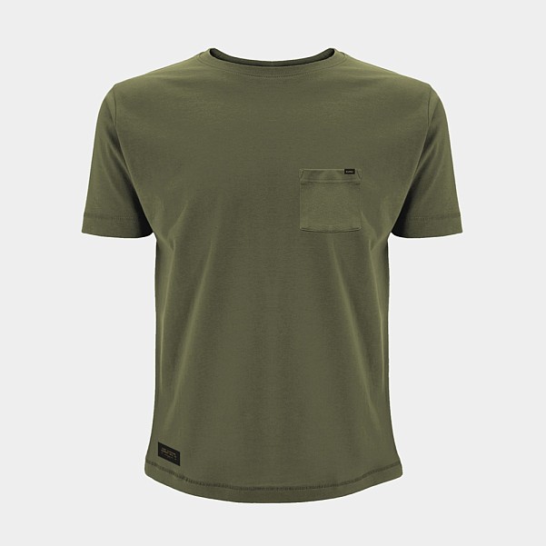 KUMU Heavyweight Pocket Tee Khaki T-Shirtdydis S - MPN: TSPKTKH101