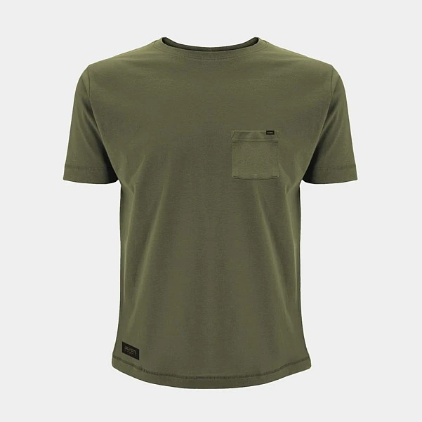 KUMU Heavyweight Pocket Tee Khaki T-Shirt S