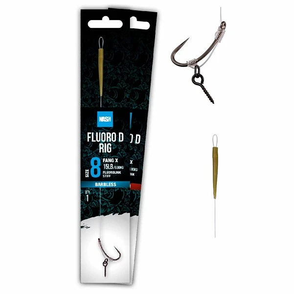 Nash Fluorocarbon D-Rig (Barbless) 6 (barbless)
