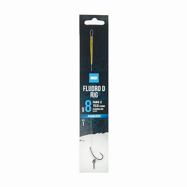 Nash Fluorocarbon D-Rig (Barbless) 8 (barbless)