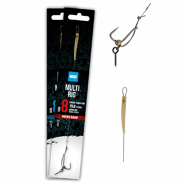 Nash Multi Rig (Barbless) misurare 4 (barbless) - MPN: T6452 - EAN: 5055108964520