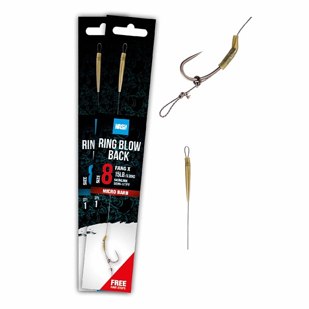 Nash Ring Blow Back Rig (Barbless) tamaño 4 (barbless) - MPN: T6432 - EAN: 5055108964322