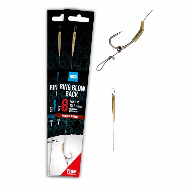 Nash Ring Blow Back Rig (Barbless) розмір 4 (barbless) - MPN: T6432 - EAN: 5055108964322